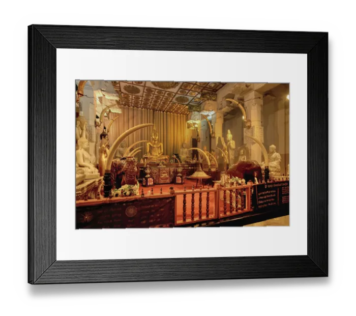 Framed Print : Temple of the sacred Tooth Relic or Sri Dalada Maligawa