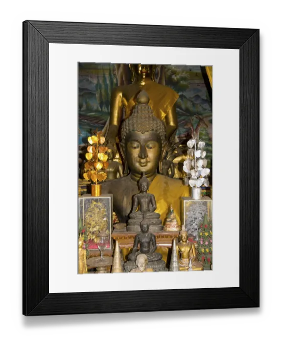 Framed Print : Wat Phrathat Doi Kham or Temple of the Golden Mount