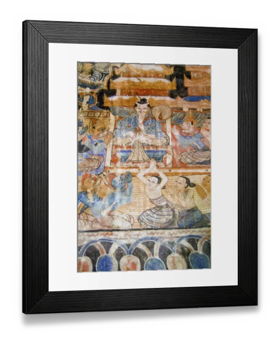 Framed Print : Wat Pa Daet (วัดป่าแดด)