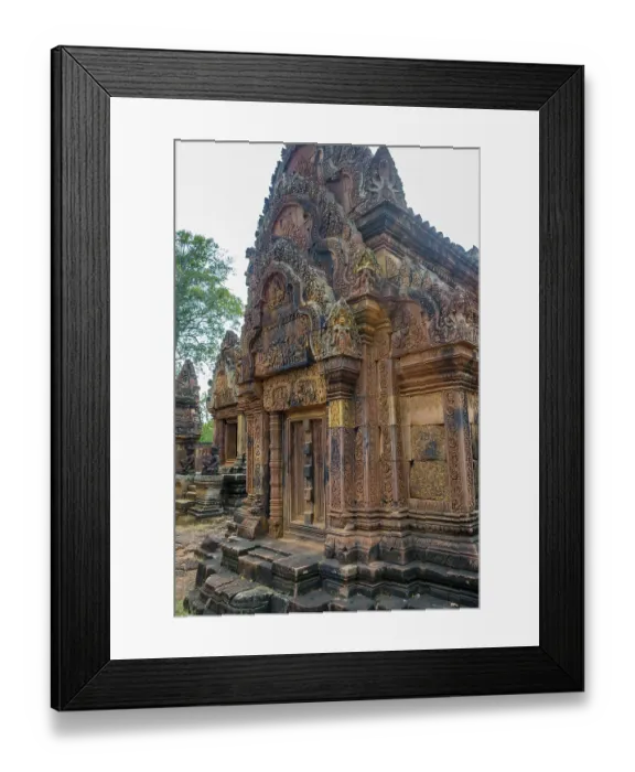 Framed Print : Angkor Wat -Banteay Srei the southern library