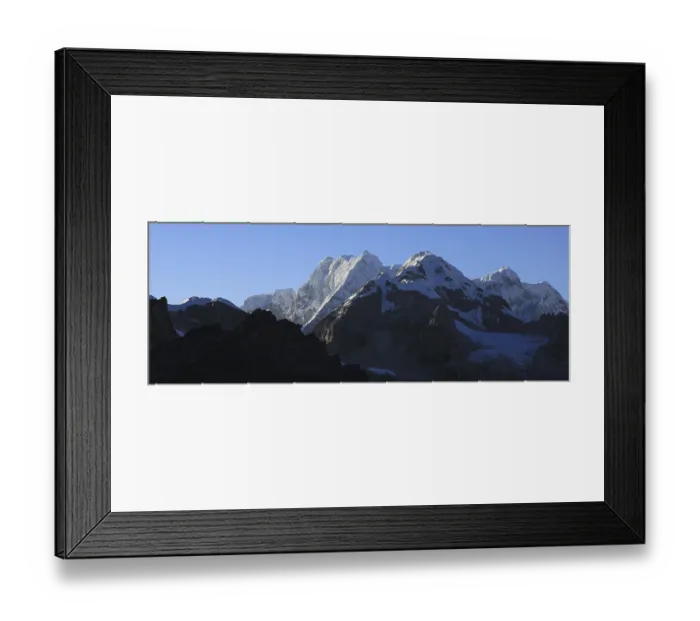 Framed Print : High mountains seen from Gokyo Ri, Nepal