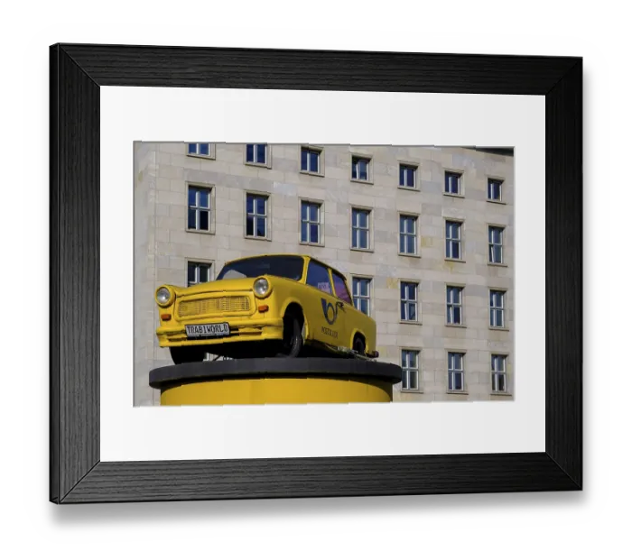 Framed Print : TrabiWorld Berlin, ZimmerstraBe