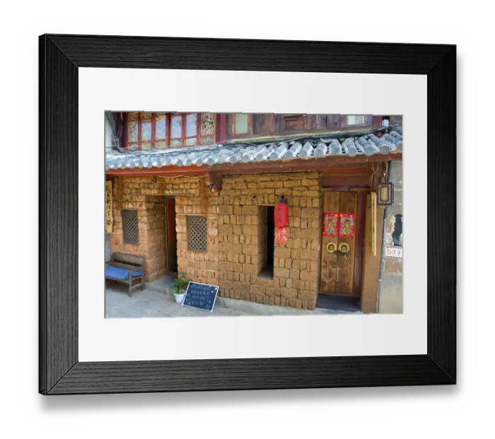 Framed Print : The Naxi or Nakhi are an ethnic group inhabiting the foothills of the Himalayas in the northwestern part of Yunnan