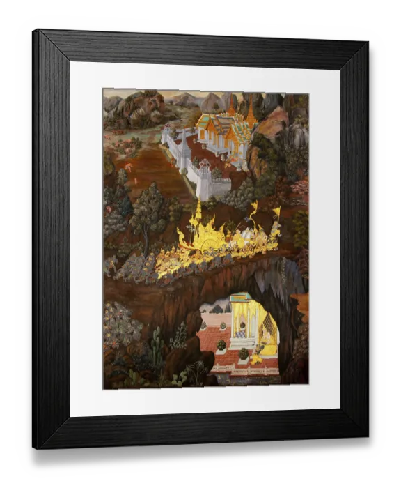 Framed Print : The Ramayana is a story as old as time and - at least in the Indian subcontinent Framed Print : The Ramayana is a story as old as time and - at least in the Indian subcontinent