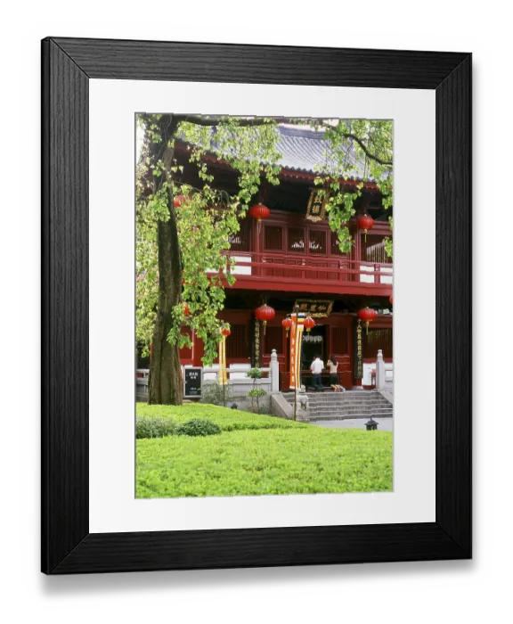 Framed Print : This Zen, or Chan, Buddhist temple Framed Print : This Zen, or Chan, Buddhist temple