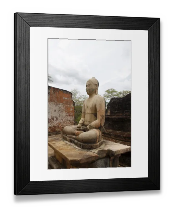 Framed Print : Buddha statue, World Heritage site
