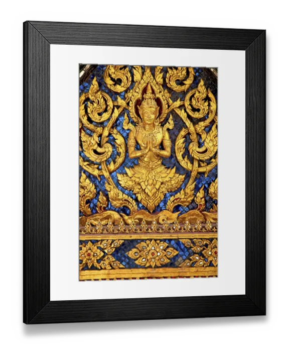 Framed Print : Temple decoration in grand palace of bangkok thailand Framed Print : Temple decoration in grand palace of bangkok thailand