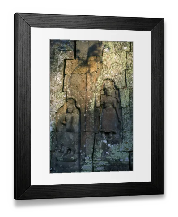 Framed Print : Preah Khan (Temple of the Sacred Sword) was built in the late 12th century (1191)