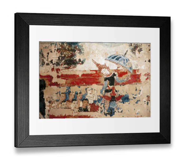 Framed Print : Wat Buak Khrok Luang, located in Ban Buak Khrok Luang Moo 1