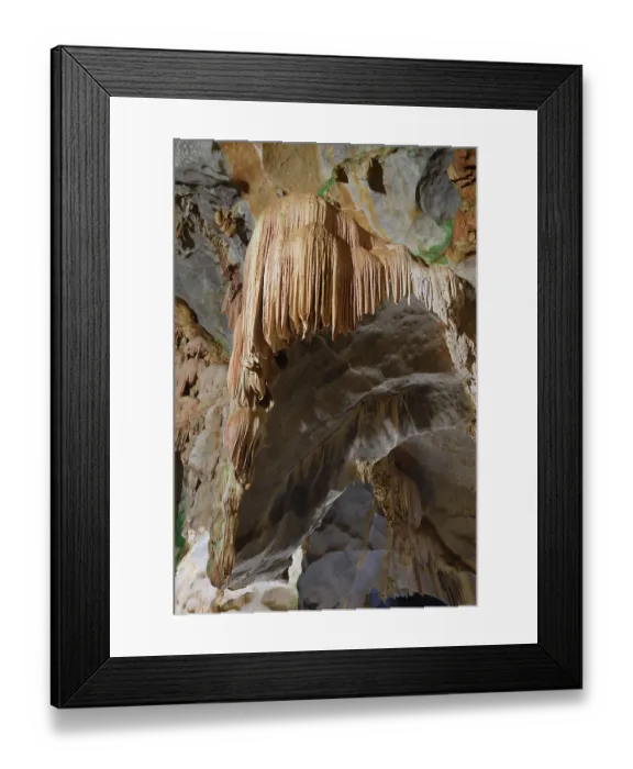Framed Print : Cave, stalactite cave, cave temple Wat Tham Suwan Khuha Framed Print : Cave, stalactite cave, cave temple Wat Tham Suwan Khuha