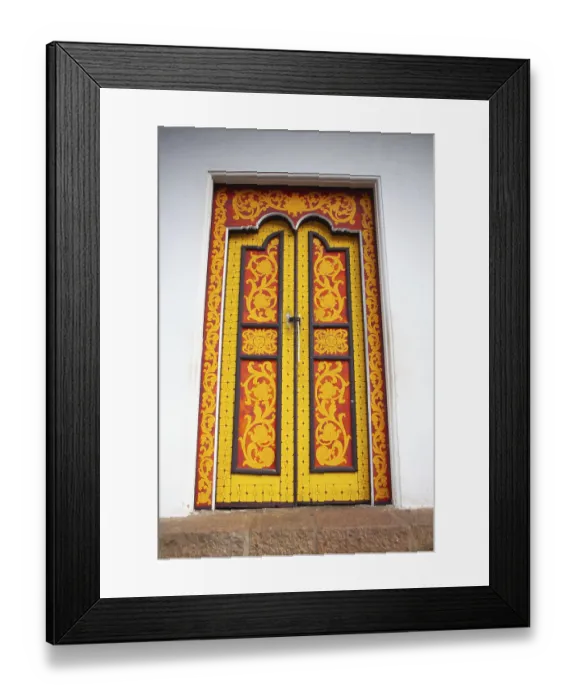 Framed Print : Main gate to Dambulla cave temple also known as the Golden Temple of Dambulla Framed Print : Main gate to Dambulla cave temple also known as the Golden Temple of Dambulla