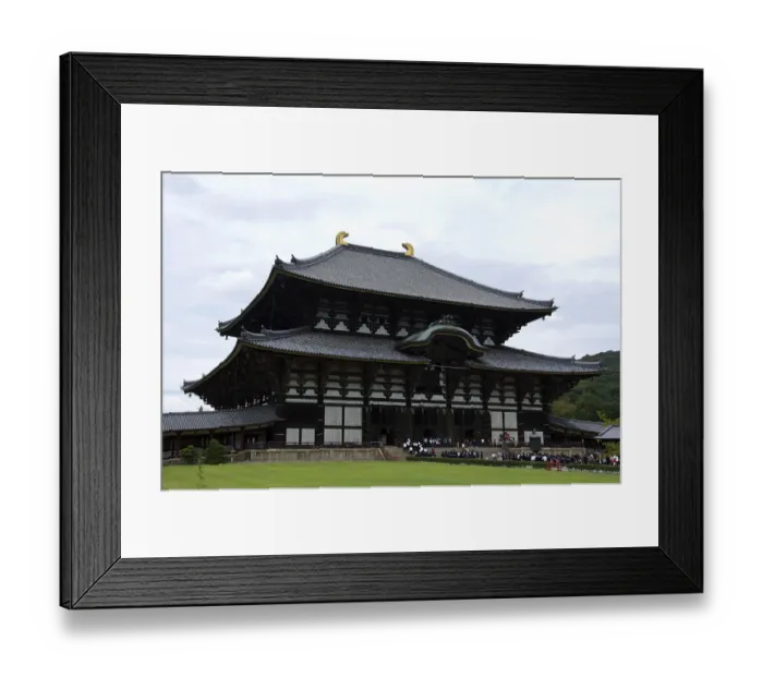 Framed Print : Great Buddha Hall, daibutsuden Framed Print : Great Buddha Hall, daibutsuden