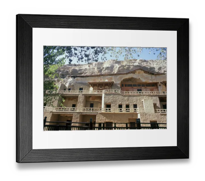 Framed Print : The Mogao Caves, or Mogao Grottoes (Chinese)