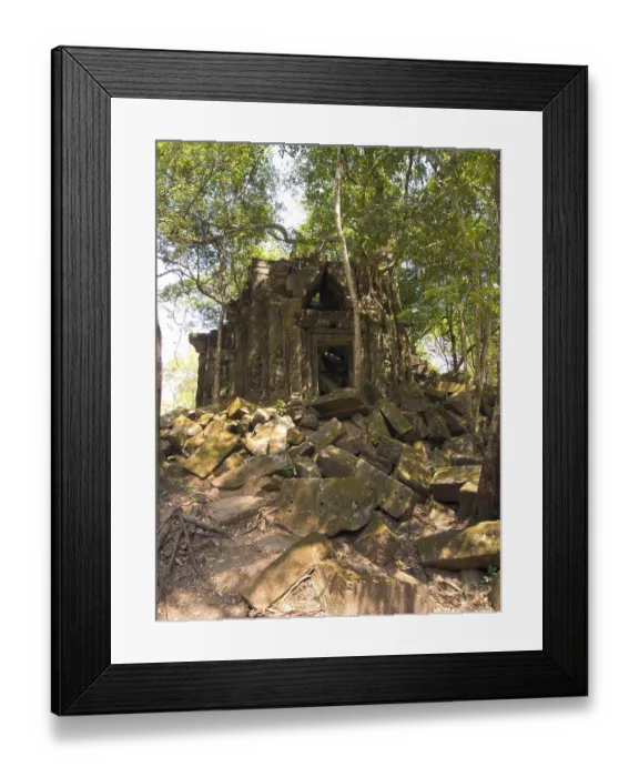 Framed Print : Beng Mealea was built as a Hindu temple Framed Print : Beng Mealea was built as a Hindu temple