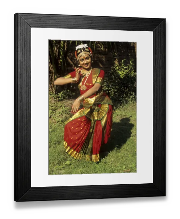 Framed Print : Bharatnatyam Classical Dance of India