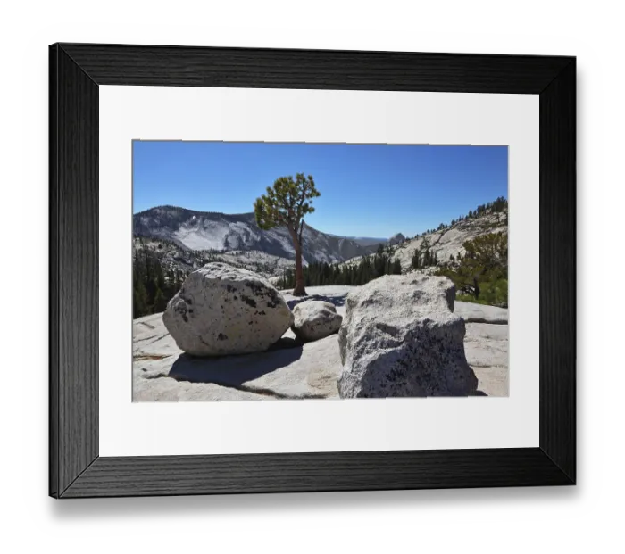Framed Print : The glade shined by the sun at top of mountain