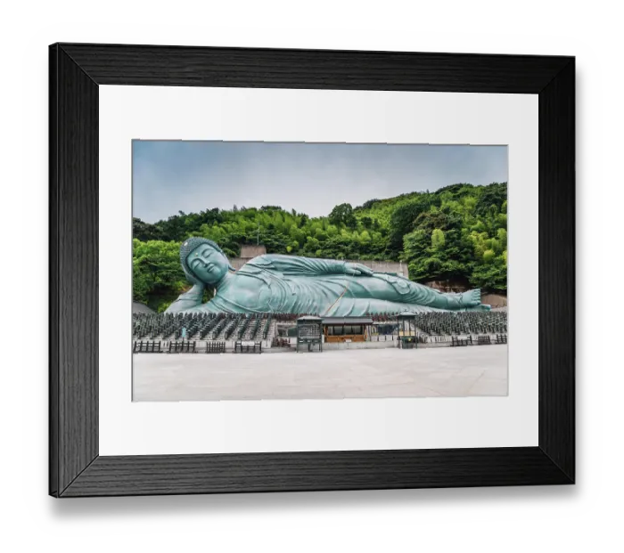 Framed Print : Bronze buddha statue in Nanzo-in Temple Framed Print : Bronze buddha statue in Nanzo-in Temple