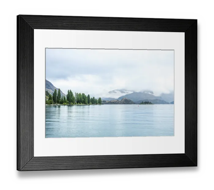Framed Print : An image of an impression of Lake Pukaki in New Zealand Framed Print : An image of an impression of Lake Pukaki in New Zealand