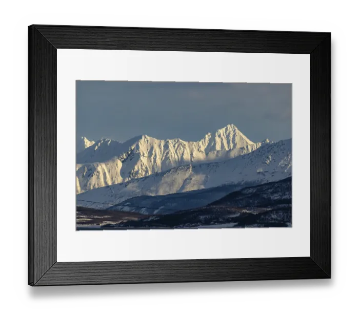 Framed Print : Panorama at Ramfjordbotn, Troms, Norway