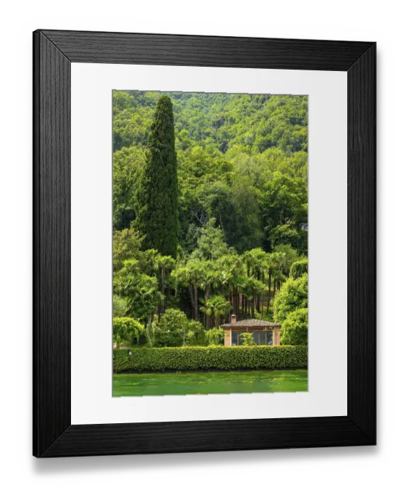 Framed Print : Hut on Mountainin a Sunny Summer Day on the Waterfront to Lake Lugano in Morcote Framed Print : Hut on Mountainin a Sunny Summer Day on the Waterfront to Lake Lugano in Morcote