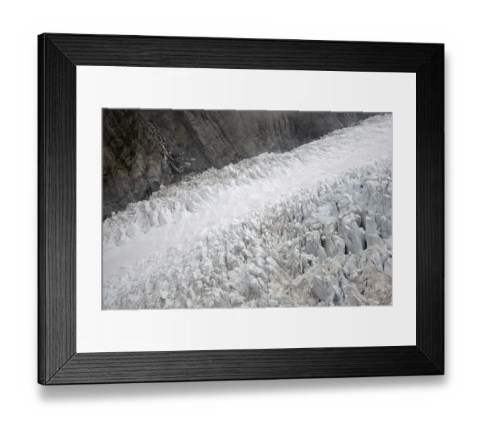Framed Print : Lower area of Franz Josef Glacier Framed Print : Lower area of Franz Josef Glacier