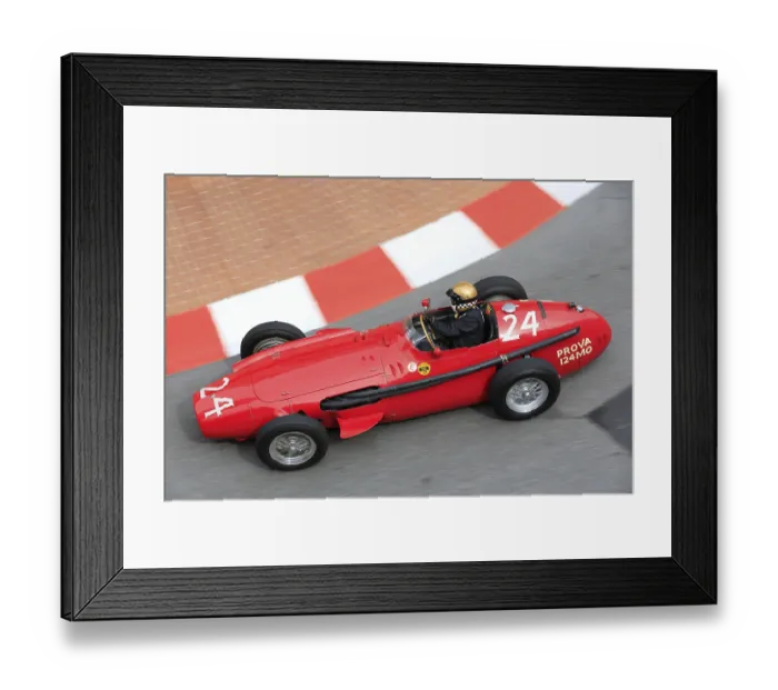 Framed Print : Maserati 250F Interim from 1954