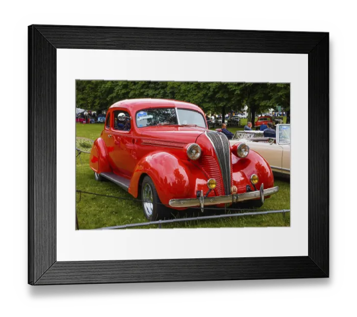 Framed Print : BADEN BADEN, Germany - JULY 2019: red TERRAPLANE coupe 1932 1938 Framed Print : BADEN BADEN, Germany - JULY 2019: red TERRAPLANE coupe 1932 1938