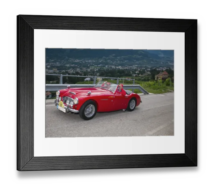 Framed Print : Vintage car rally Sudtirol-Classic in Schenna / South Tyrol 2014 Framed Print : Vintage car rally Sudtirol-Classic in Schenna / South Tyrol 2014