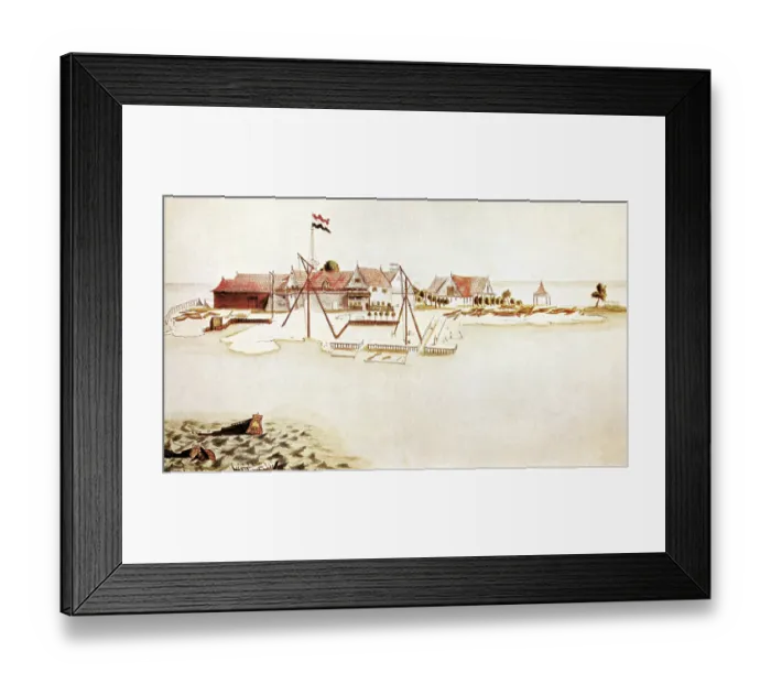 Framed Print : Indonesia, or the East Indies, was a Dutch colony from 1800 to 1949