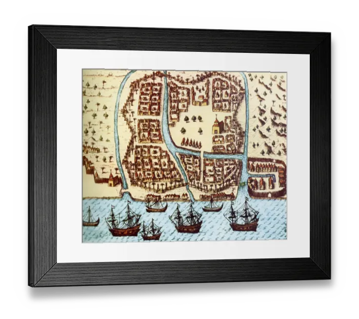 Framed Print : Following successful expeditions to the East Indies Indonesia Framed Print : Following successful expeditions to the East Indies Indonesia