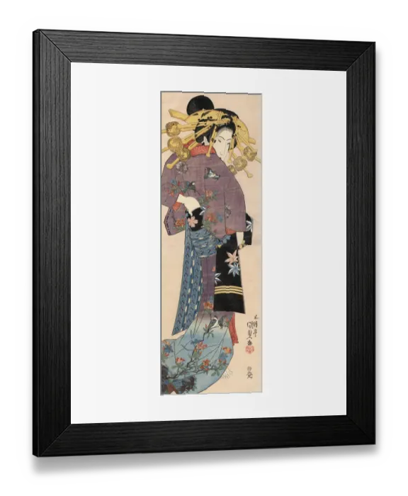 Framed Print : Utagawa Kunisada (1786 - January 12)