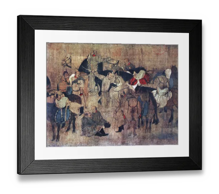 Framed Print : The Khitan people (or Khitai, Kitan)