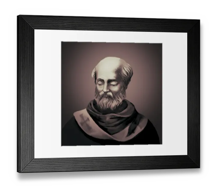 Framed Print : Pope Agatho, Saint Agathon or Agatone