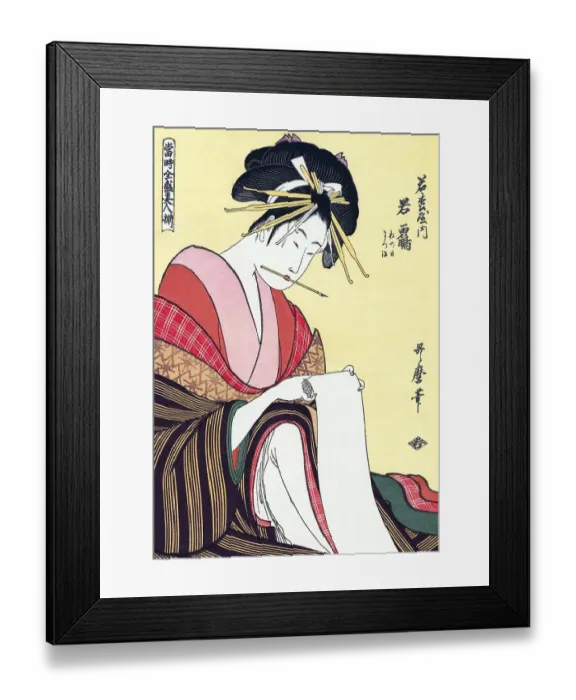 Framed Print : Kitagawa Utamaro (ca. 1753 - October 31)