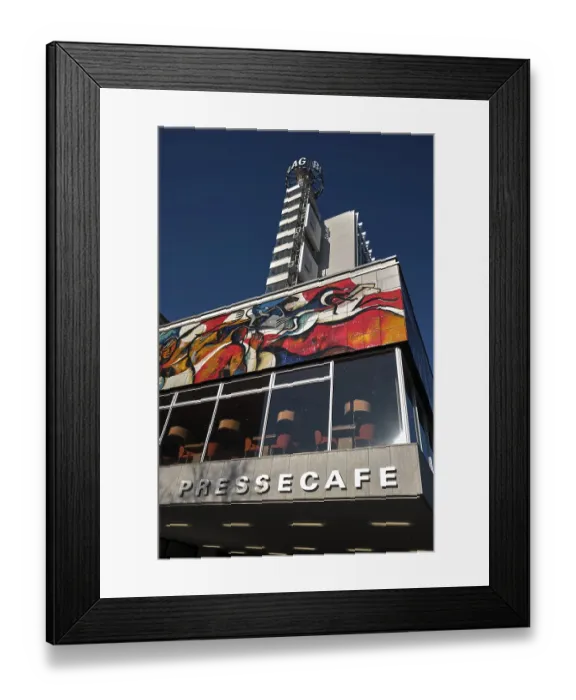 Framed Print : Germany, Berlin, 06.03.2025, Pressecafe
