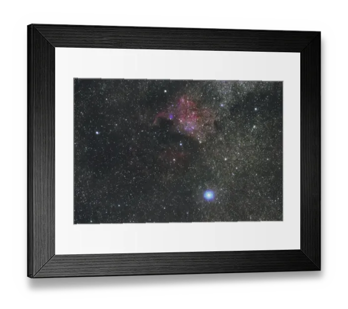 Framed Print : The North America Nebula in Cygnus Constellation