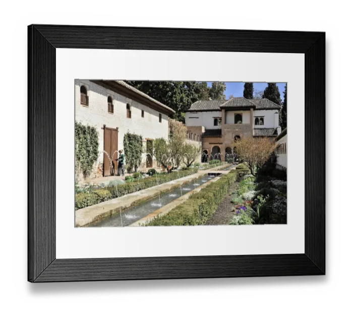 Framed Print : Alhambra, Granada, Andalusia, Spain