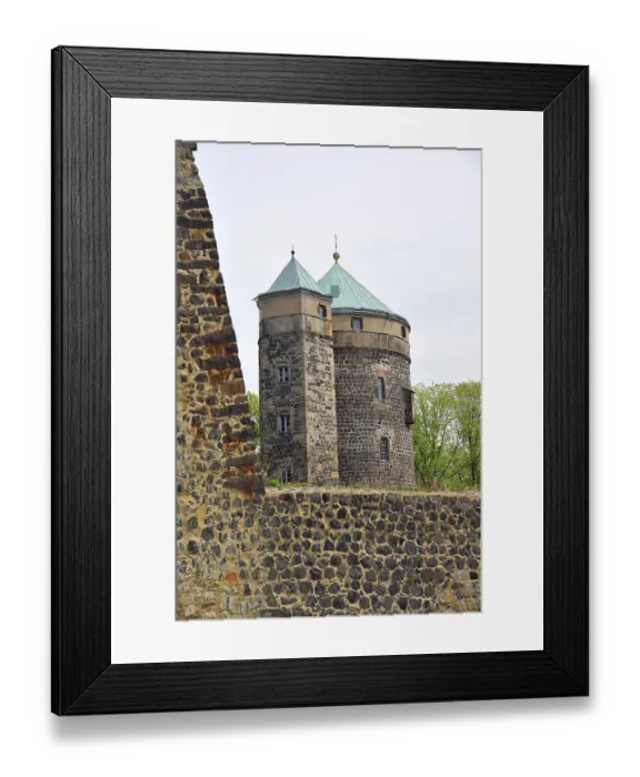 Framed Print : The Cosel tower on Stolpen Castle Framed Print : The Cosel tower on Stolpen Castle