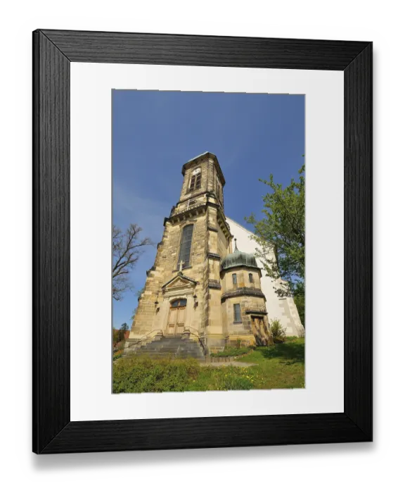 Framed Print : Stolpen Castle in Saxony, in the spring
