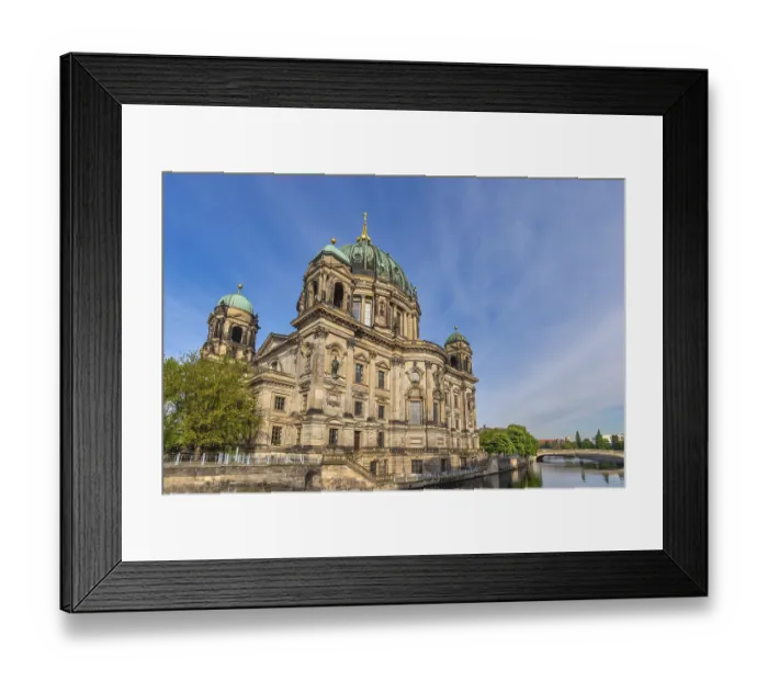 Framed Print : Berlin Germany, city skyline at Berlin Cathedral (Berliner Dom) and Spree River Framed Print : Berlin Germany, city skyline at Berlin Cathedral (Berliner Dom) and Spree River