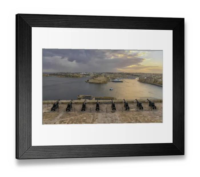 Framed Print : Valletta, Malta, 23 December