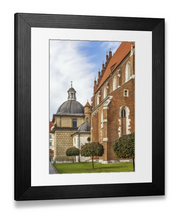 Framed Print : Corpus Christi Basilica located in the Kazimierz district of Krakow