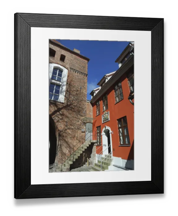 Framed Print : Historic architecture in Stralsund