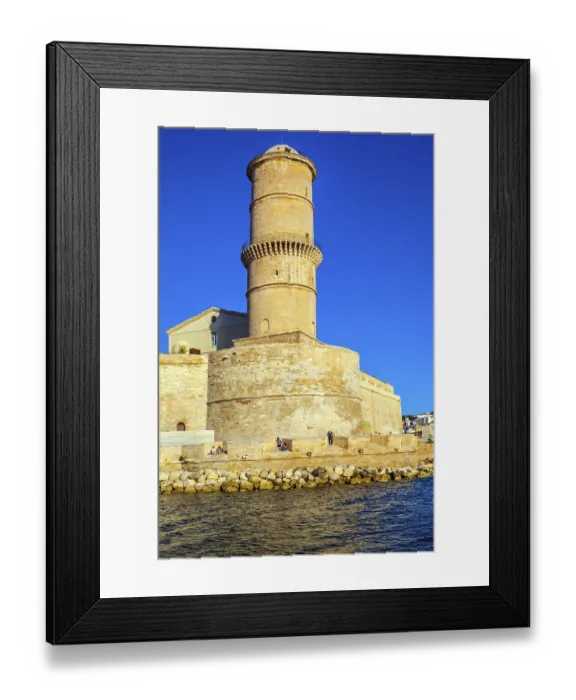 Framed Print : Fort St. John - old buildings to protect the old city port