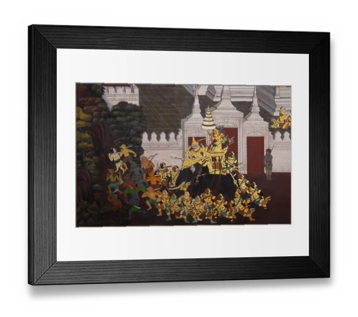 Framed Print : The Ramayana is a story as old as time and - at least in the Indian subcontinent