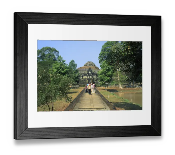 Framed Print : The Baphuon was built in the 11th century as the state temple of Udayadityavarman II