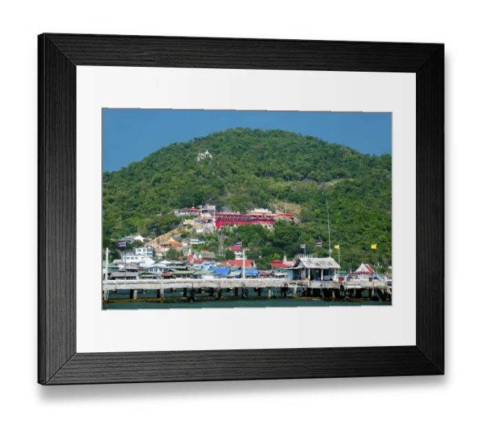 Framed Print : Mystery surrounds this colorful multi-tiered Chinese temple with some historians saying it dates back to the Chinese