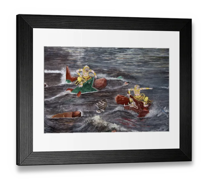 Framed Print : The Ramayana is a story as old as time and - at least in the Indian subcontinent Framed Print : The Ramayana is a story as old as time and - at least in the Indian subcontinent
