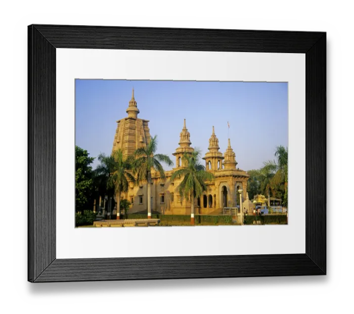 Framed Print : Buddhism temple, sarnath, varanasi