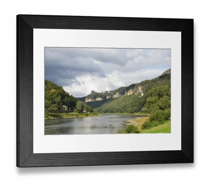 Framed Print : The Schrammsteine in Saxon Switzerland Framed Print : The Schrammsteine in Saxon Switzerland